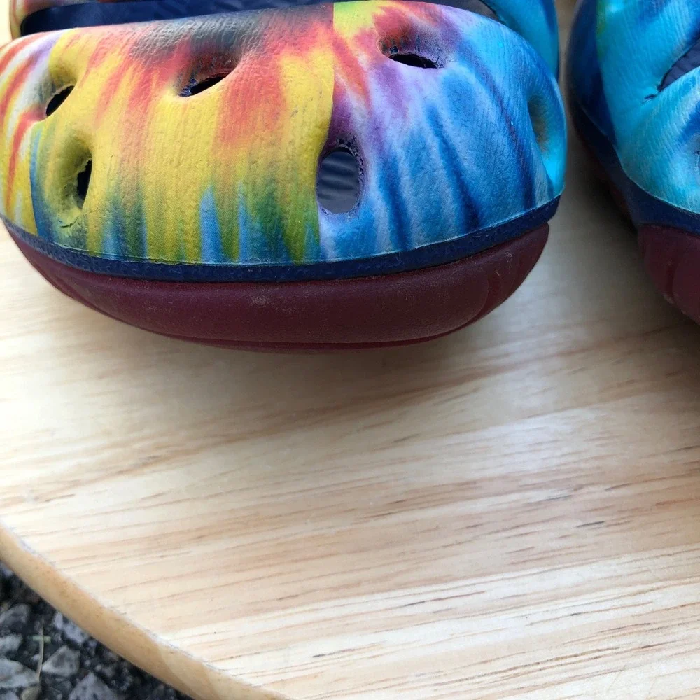 KEEN Yogui Arts Clogs Mens 8 Tie Dye Women 10 Jerry Garcia Slip On Slides Hippie - Picture 6 of 12